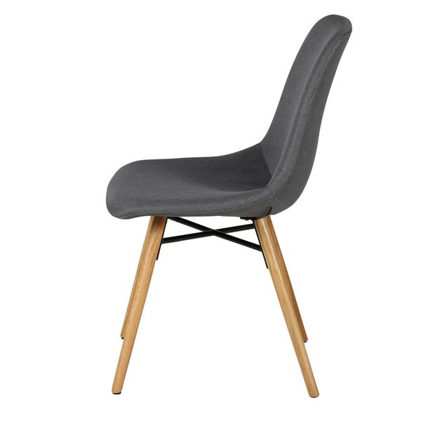 Chaise repas gris foncé