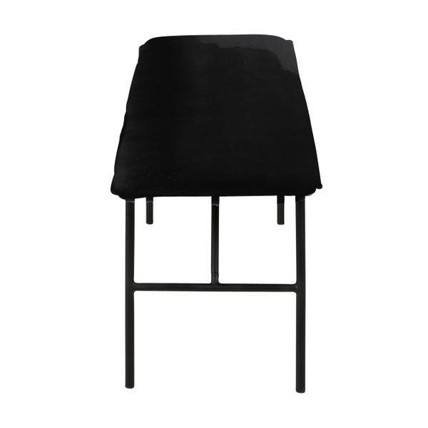 Banc velours noir