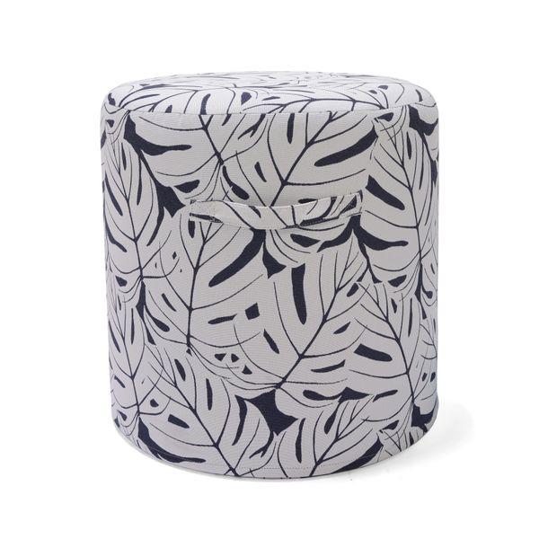 Pouf outdoor bleu foncé