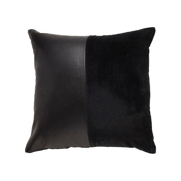Coussin forks noir carré