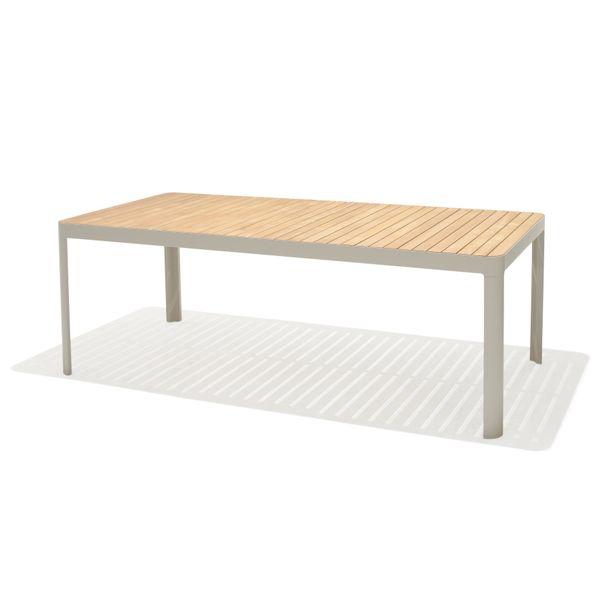 Table repas outdoor 210 cm Teck