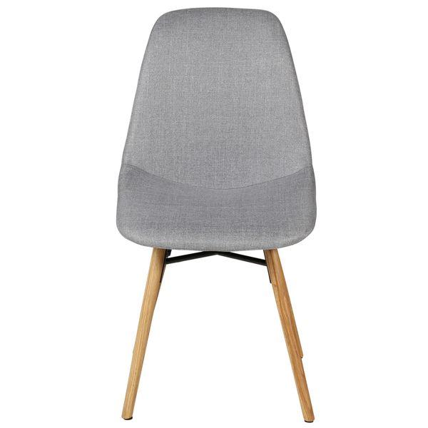 Chaise repas gris clair