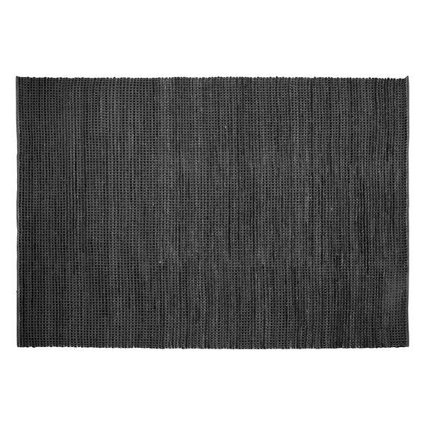 Tapis 240cm noir et carbone