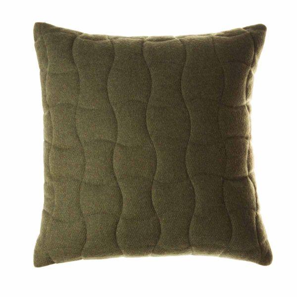 Coussin kaki 45 x 45 cm Sohan