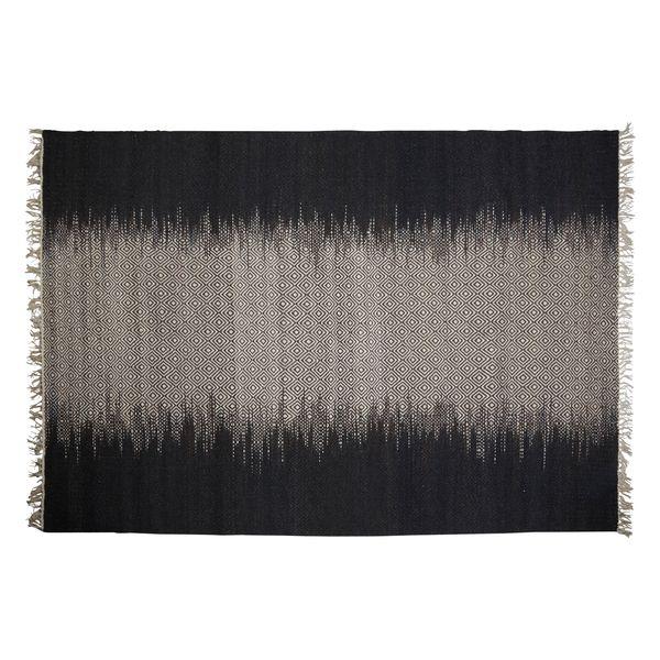 Tapis 240cm beige et carbone