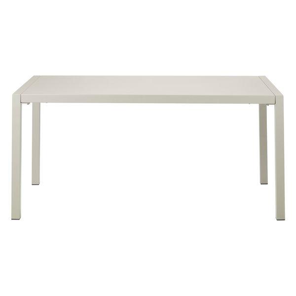 Table repas outdoor 160cm métal beige