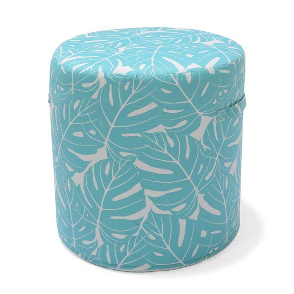 Pouf outdoor bleu turquoise