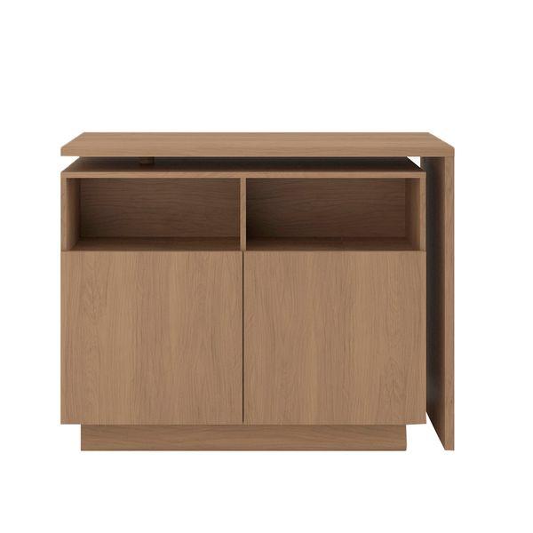 Îlot central cuisine 125cm plateau pivotant