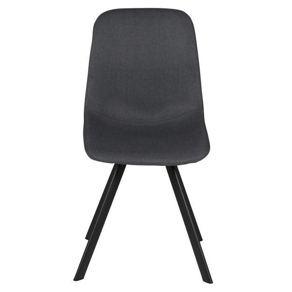 Chaise en tissu gris