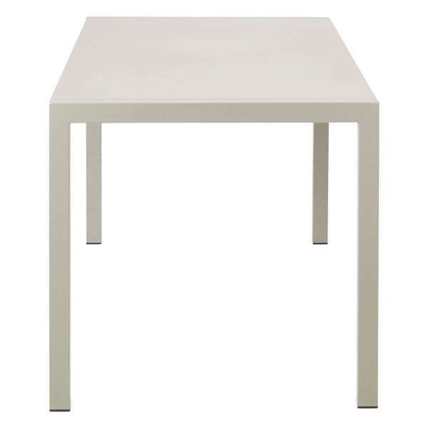 Table repas outdoor 160cm métal beige