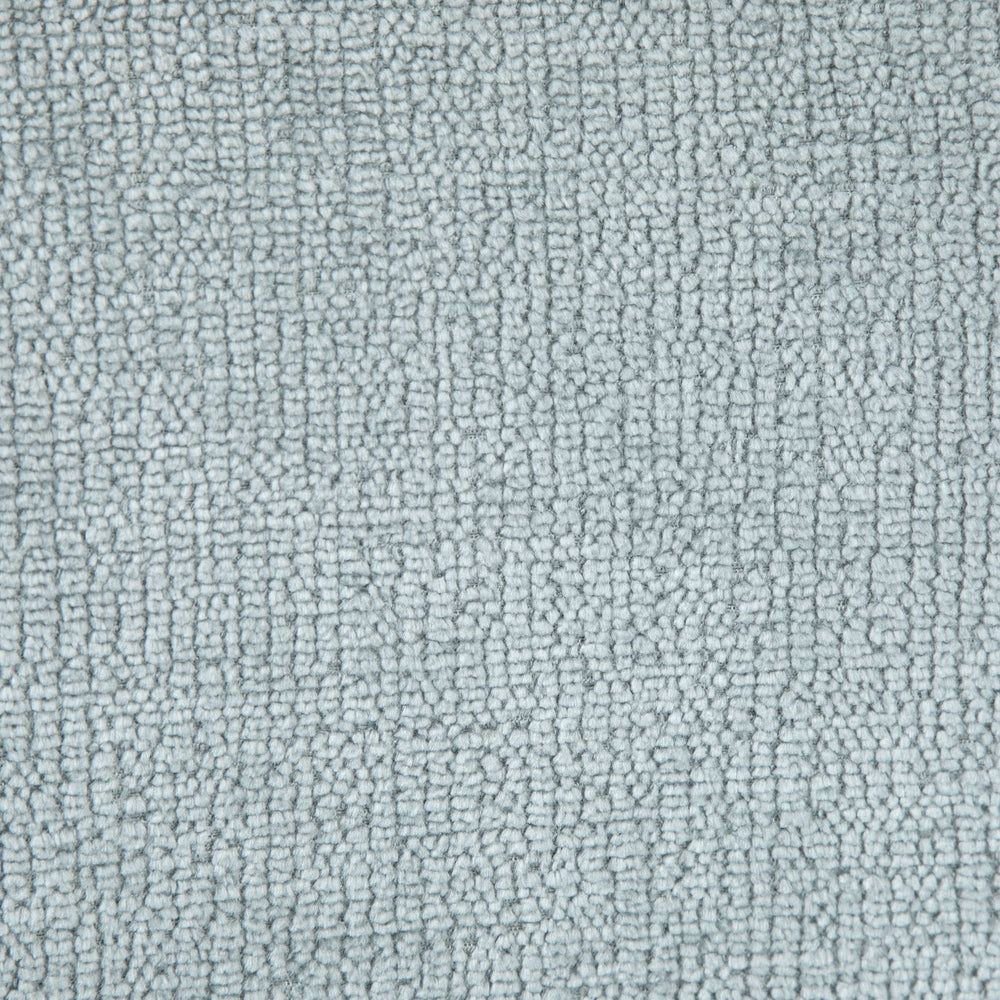 Chaise repas avec accoudoirs tissu chenille céladon pied métal