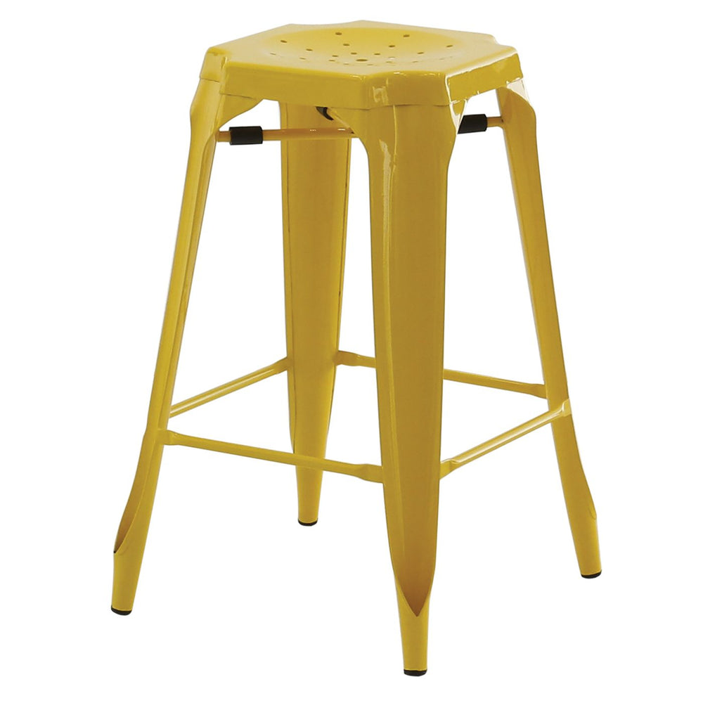 Tabouret de bar jaune