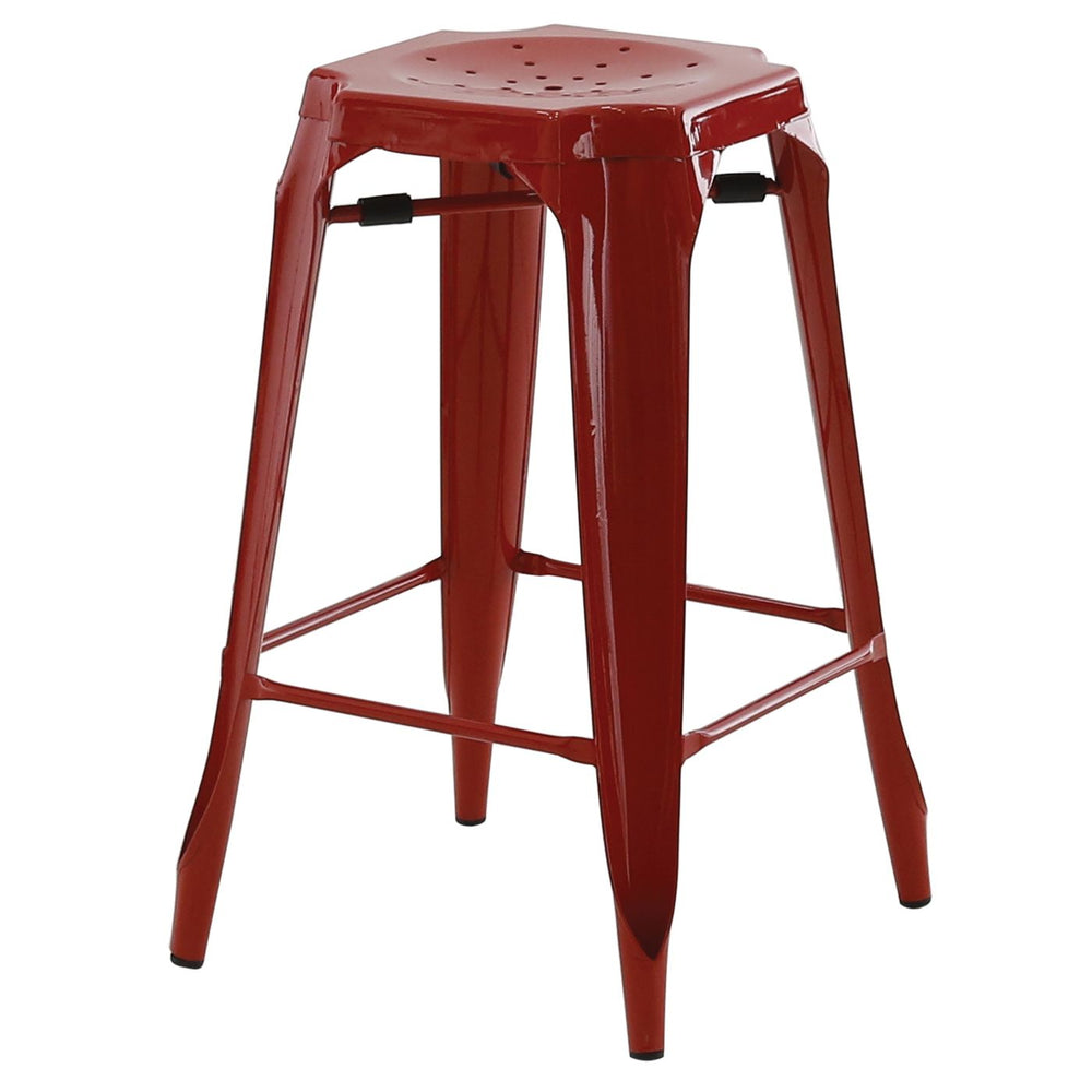 Tabouret snack rouge
