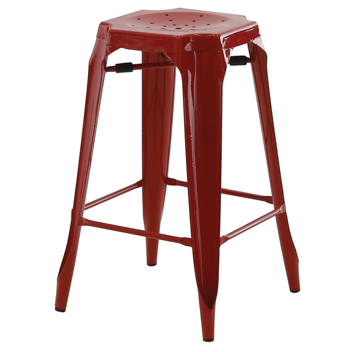 Tabouret snack rouge