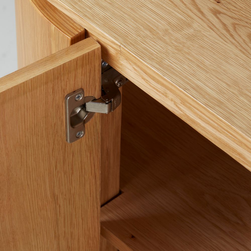 Meuble bas 4 portes chêne