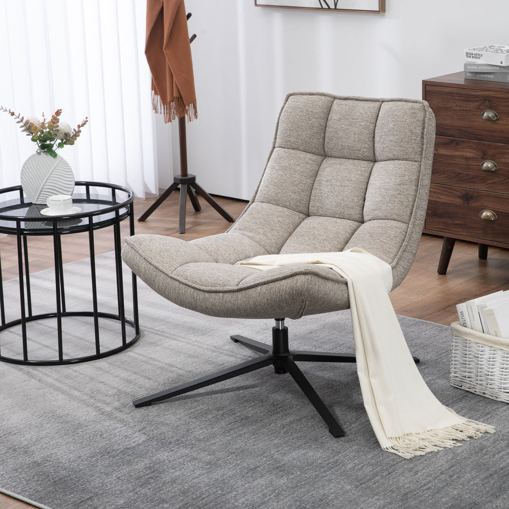 Fauteuil pivotant sable