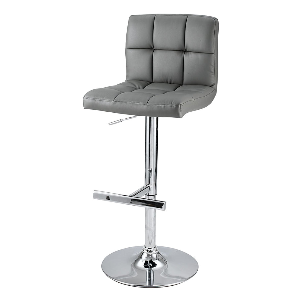 Chaise de bar grise
