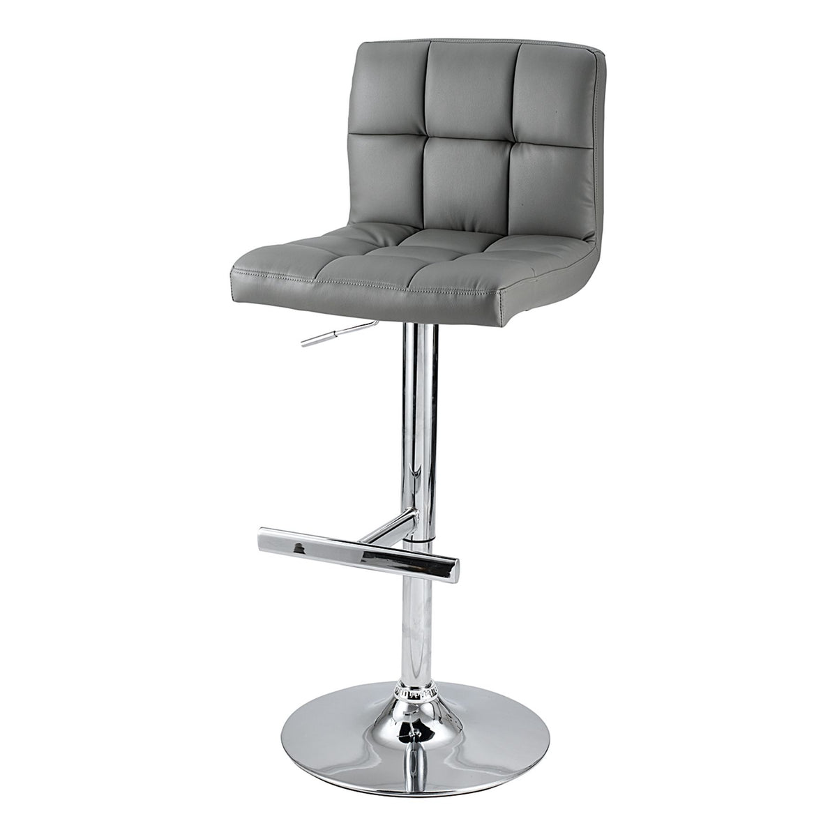 Chaise de bar grise
