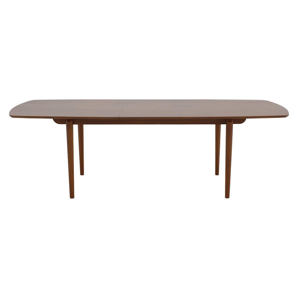 Table repas 200 cm avec allonge de 50 cm acajou massif