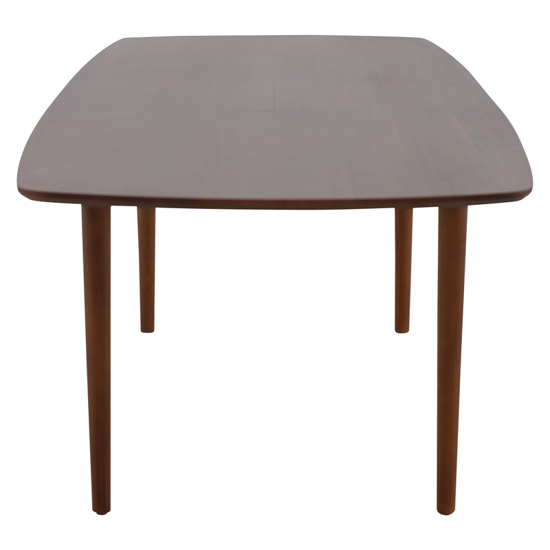 Table repas 200 cm avec allonge de 50 cm acajou massif