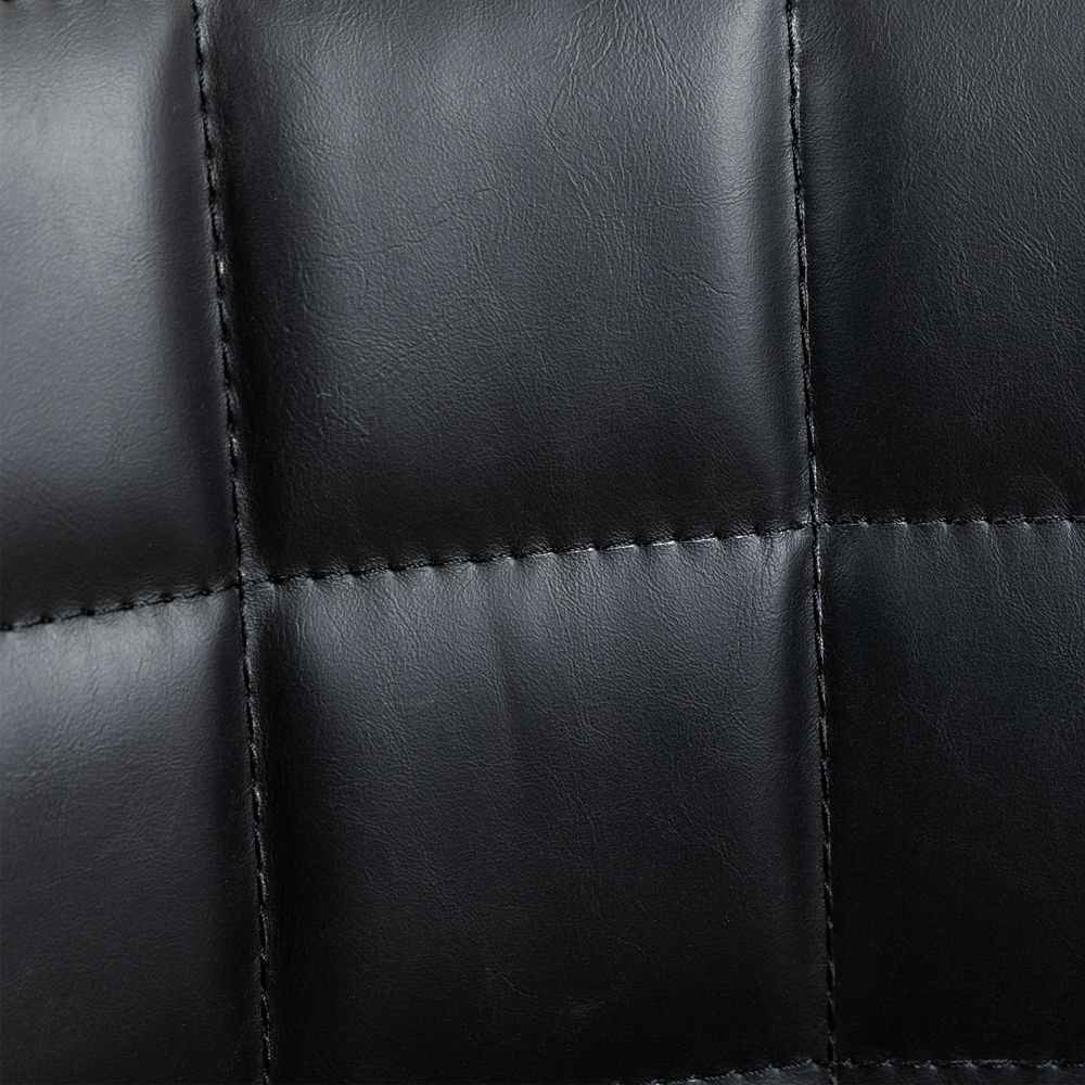 Chaise repas PU noir