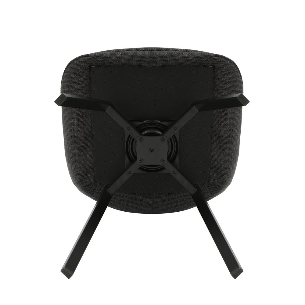 Chaise repas pivotante noir