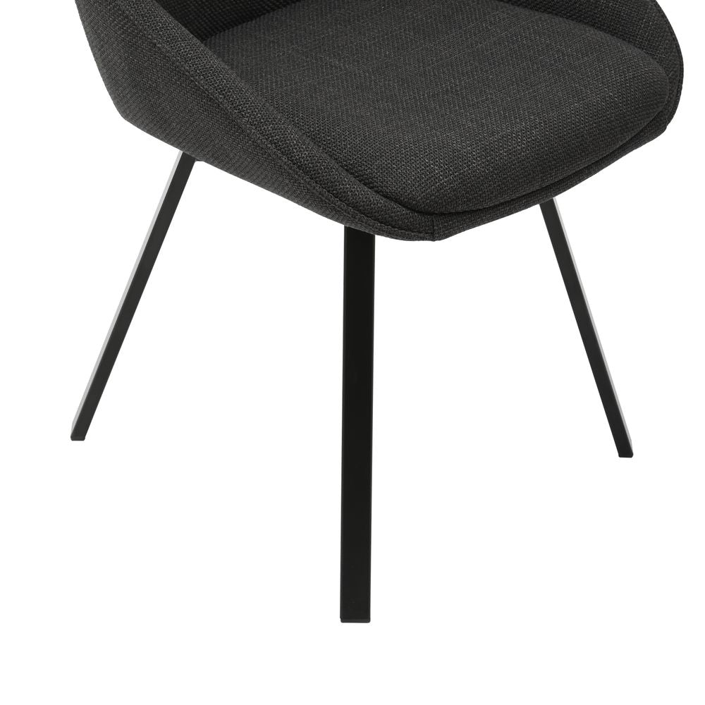 Chaise repas pivotante noir