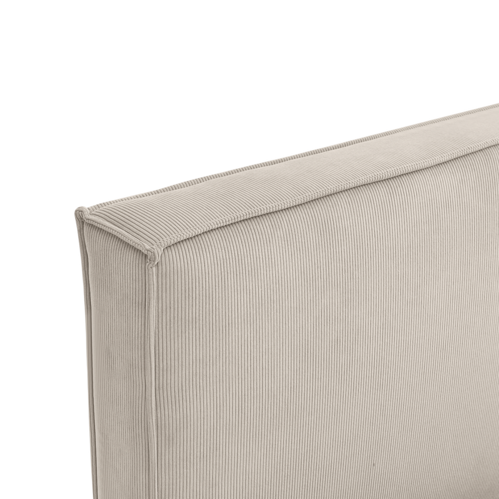 Lit coffre 140 x 190 cm beige