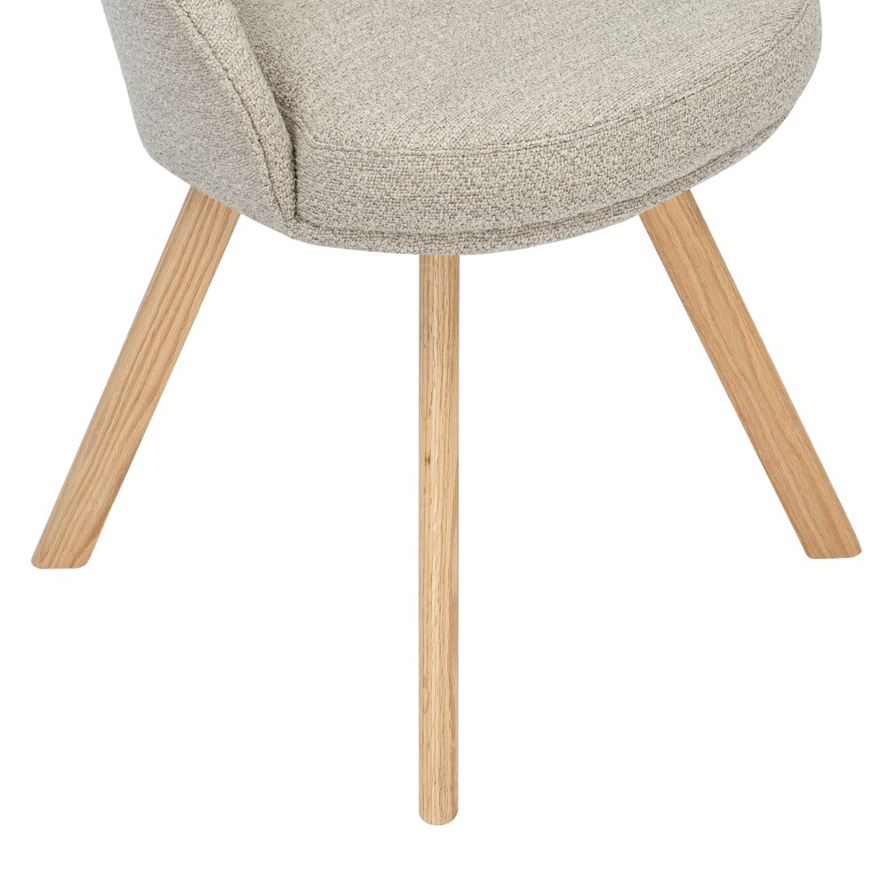 Chaise repas pivotante beige
