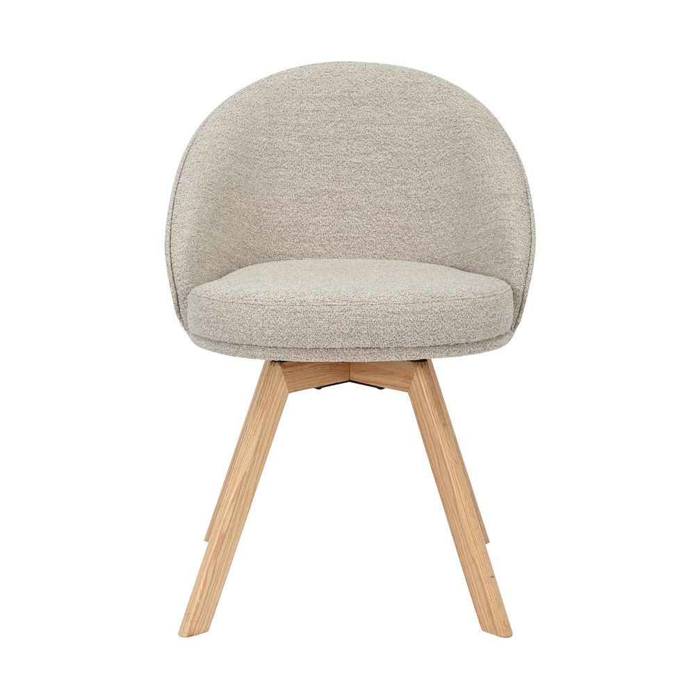 Chaise repas pivotante beige