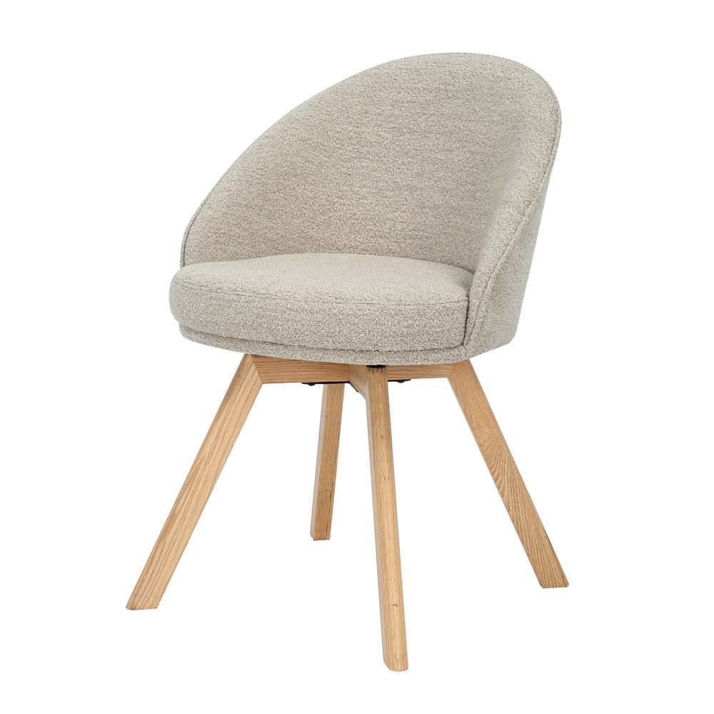 Chaise repas pivotante beige