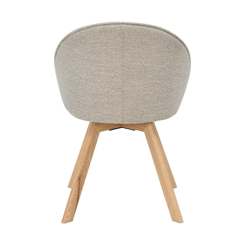 Chaise repas pivotante beige