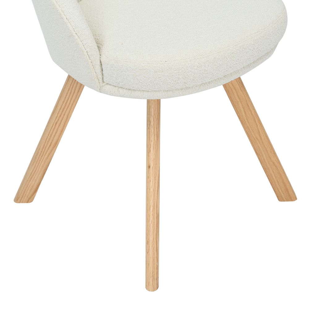 Chaise repas pivotante blanc