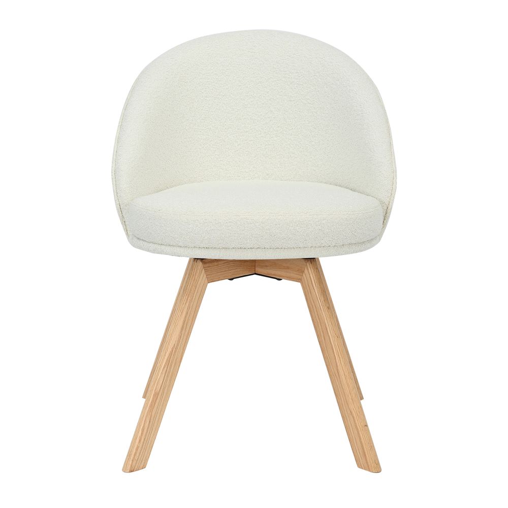 Chaise repas pivotante blanc