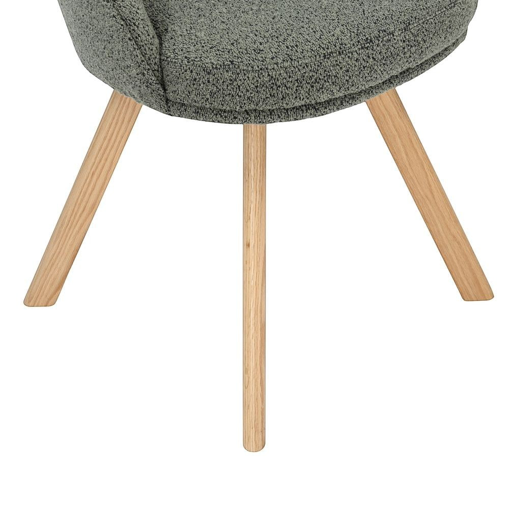 Chaise repas pivotante vert