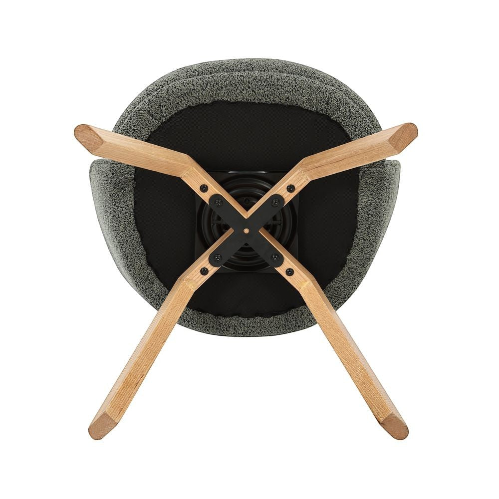 Chaise repas pivotante vert