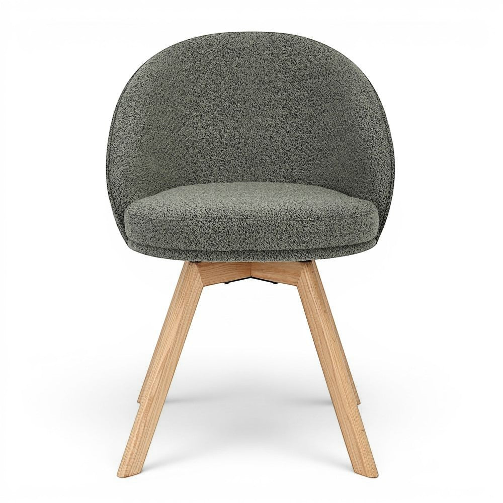 Chaise repas pivotante vert