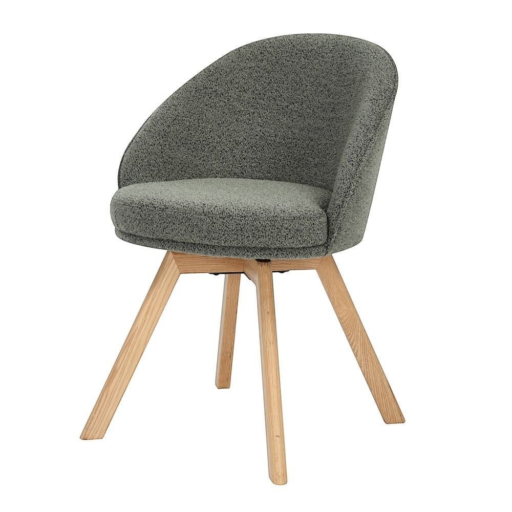 Chaise repas pivotante vert