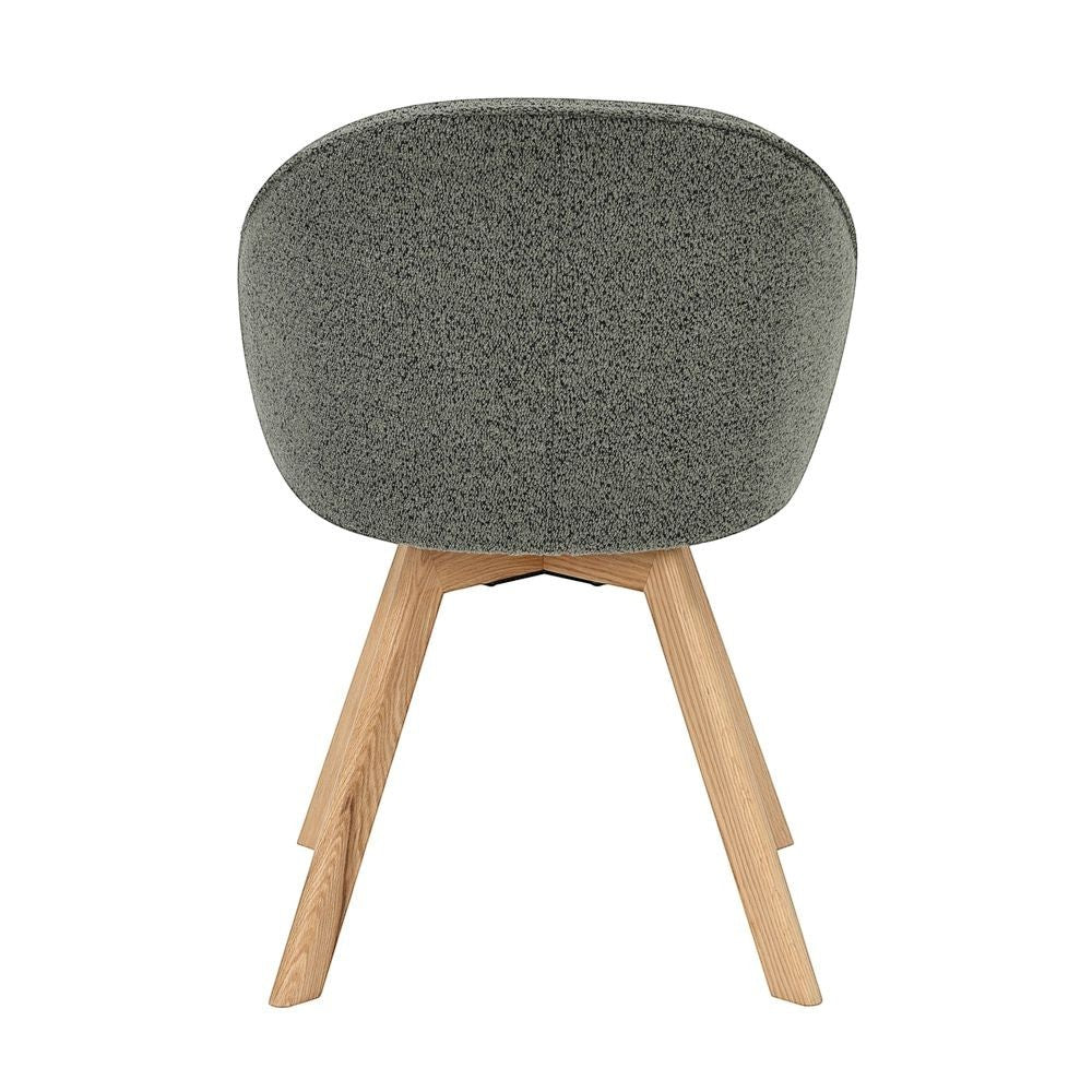 Chaise repas pivotante vert