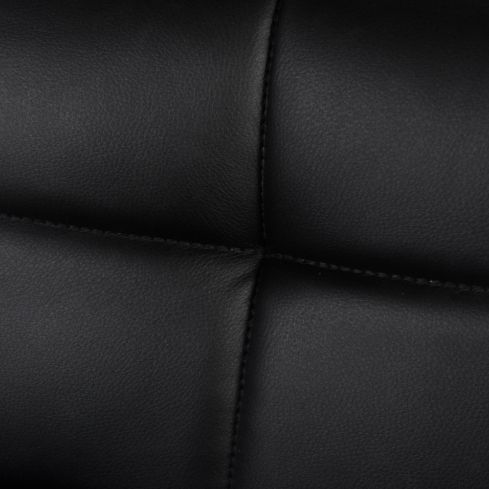 Chaise snack noir pieds chêne noir