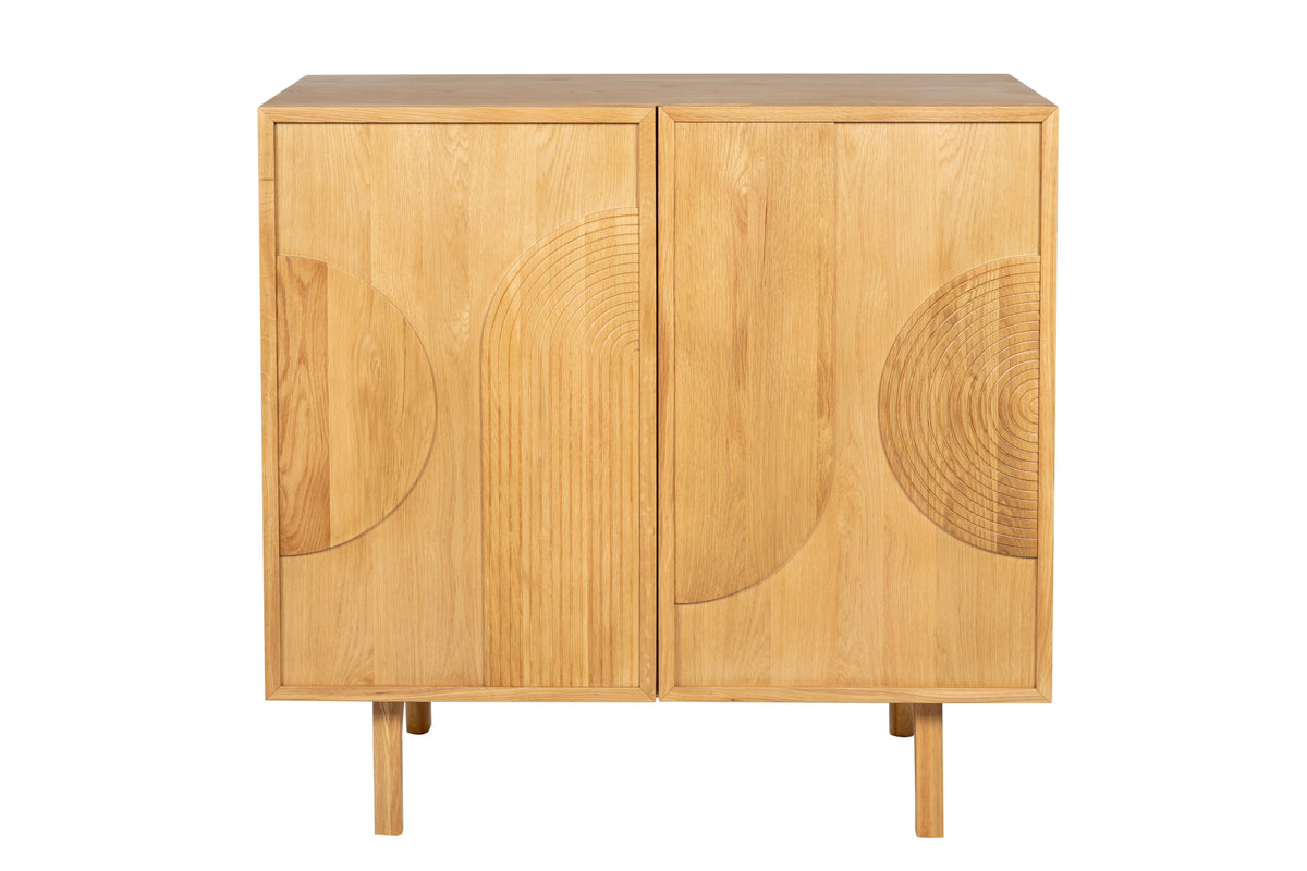 Meuble haut 2 portes chêne naturel