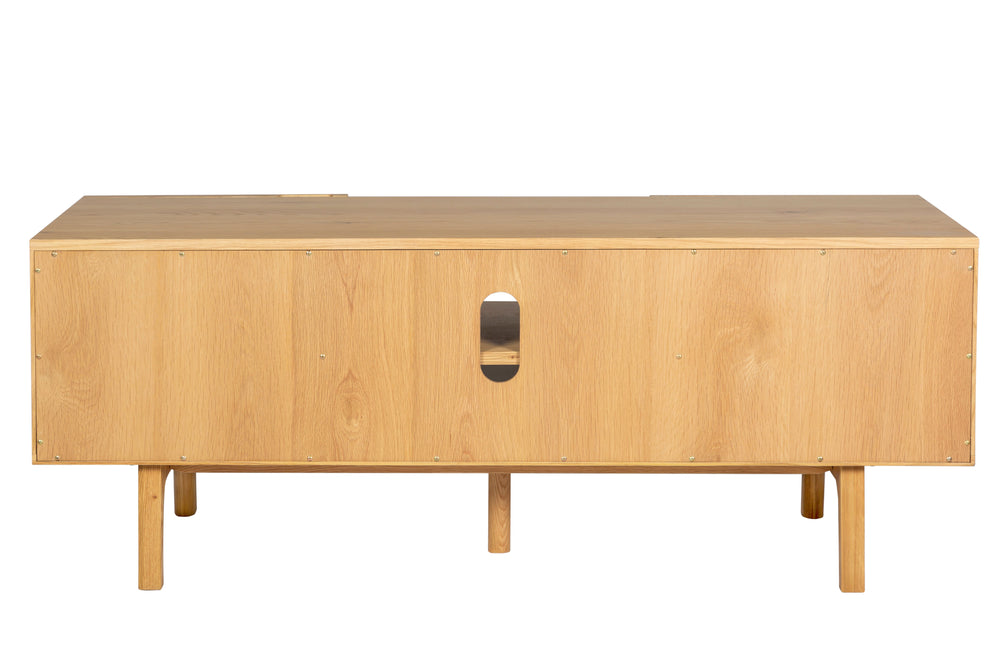 Meuble télé 140cm chêne naturel
