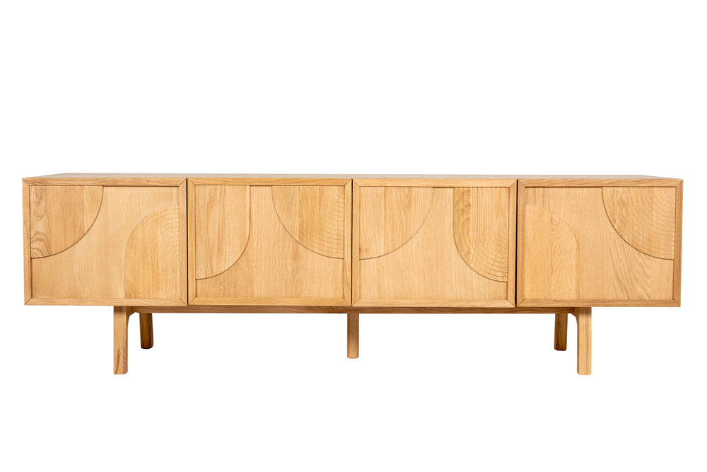 Meuble télé 180cm chêne naturel