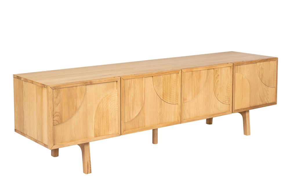 Meuble télé 180cm chêne naturel