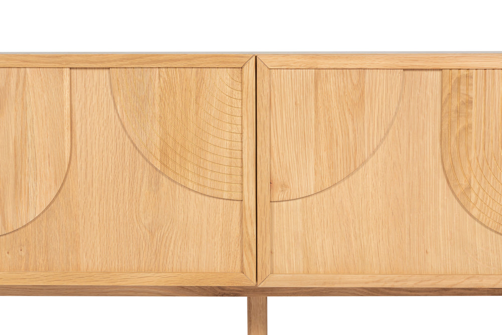 Meuble télé 180cm chêne naturel