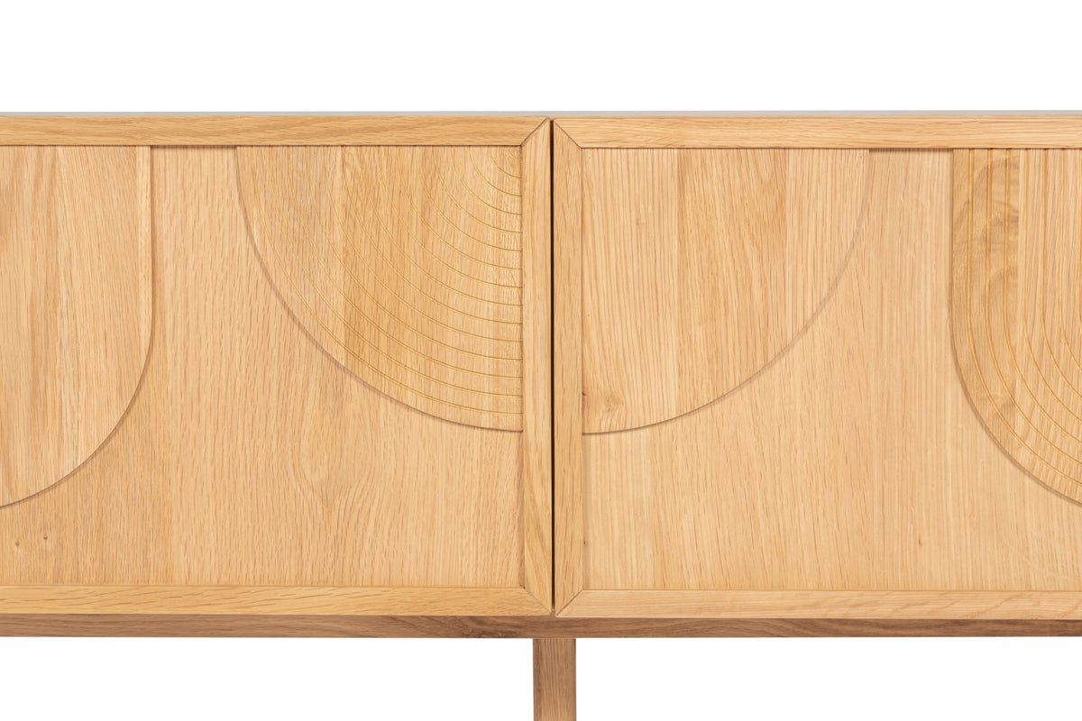 Meuble télé 180cm chêne naturel