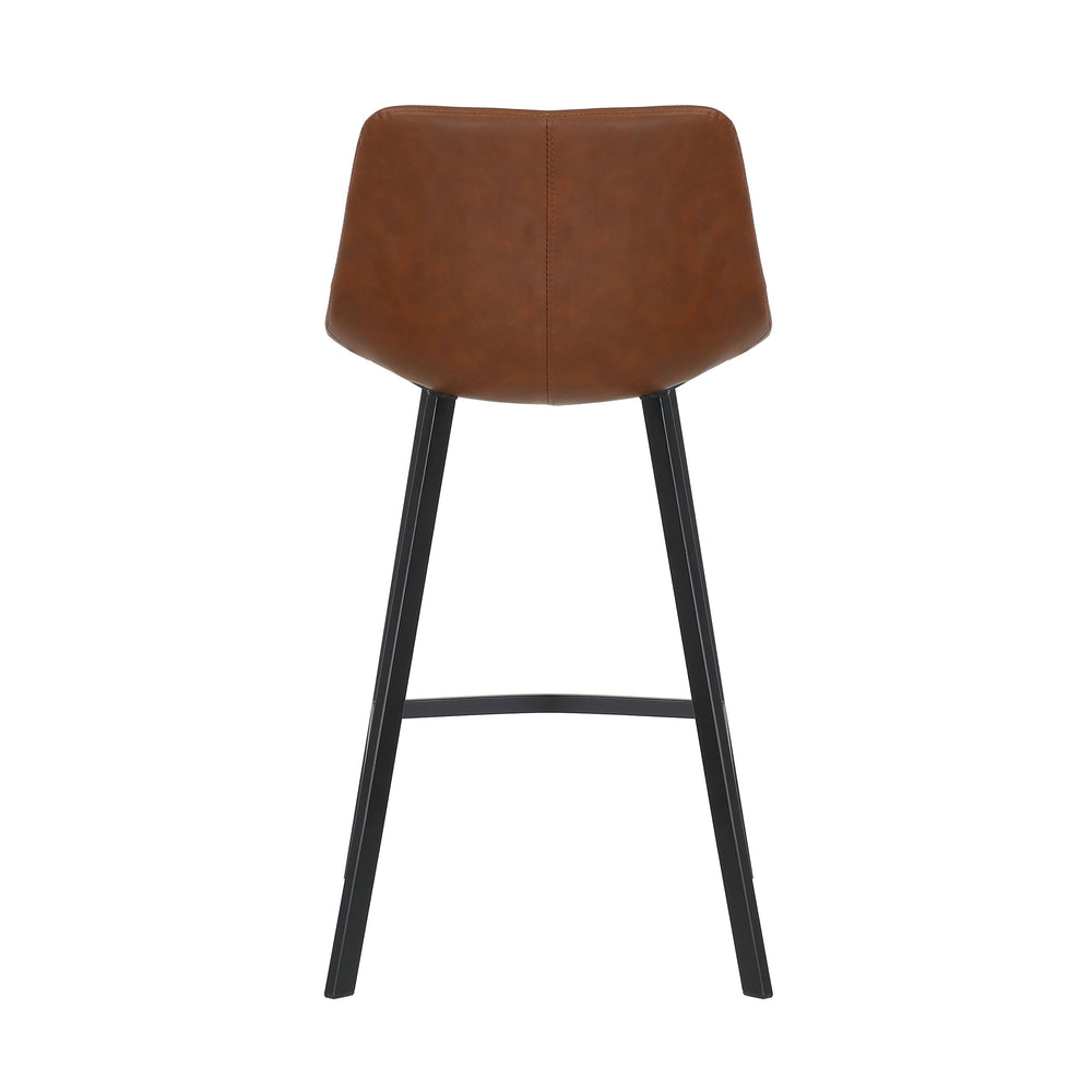Chaise snack PU cognac