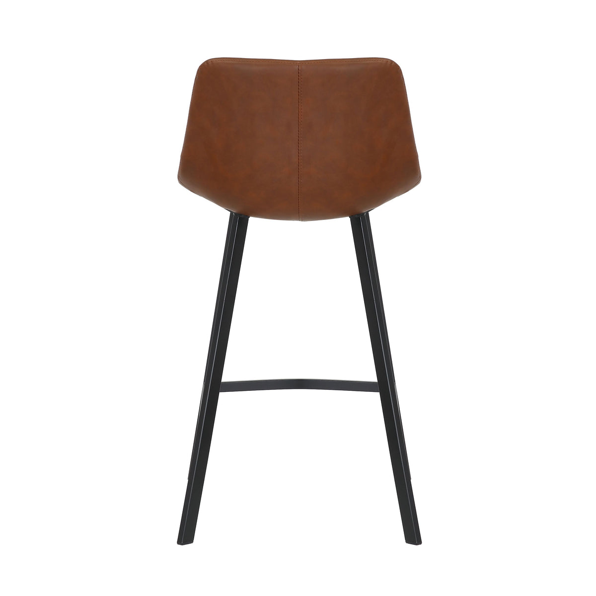 Chaise snack PU cognac