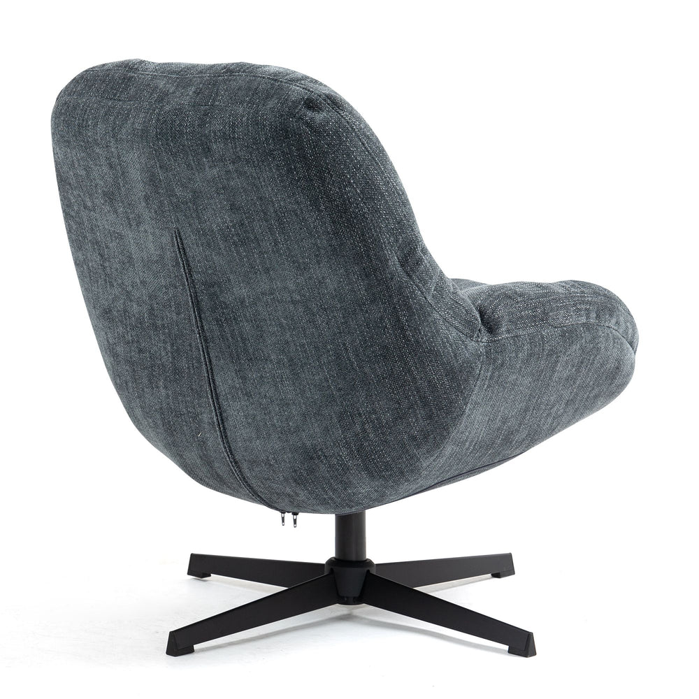 Fauteuil pivotant bleu
