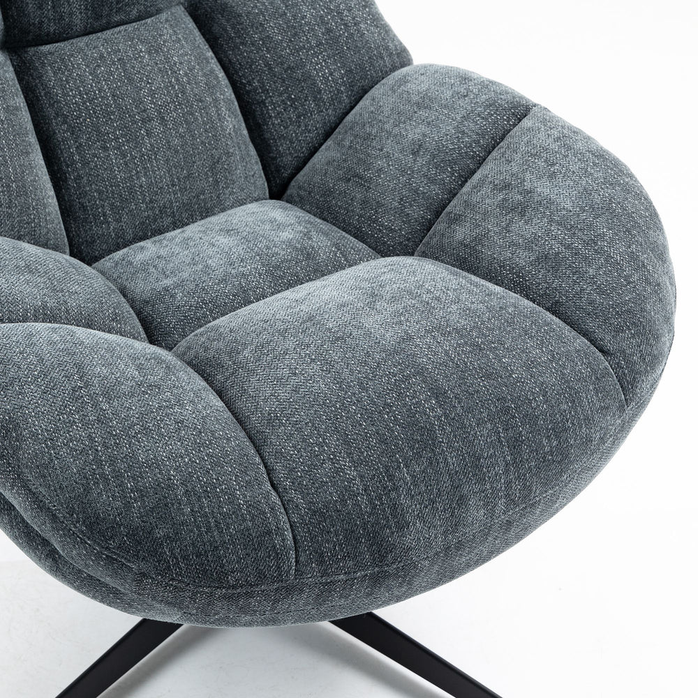Fauteuil pivotant bleu
